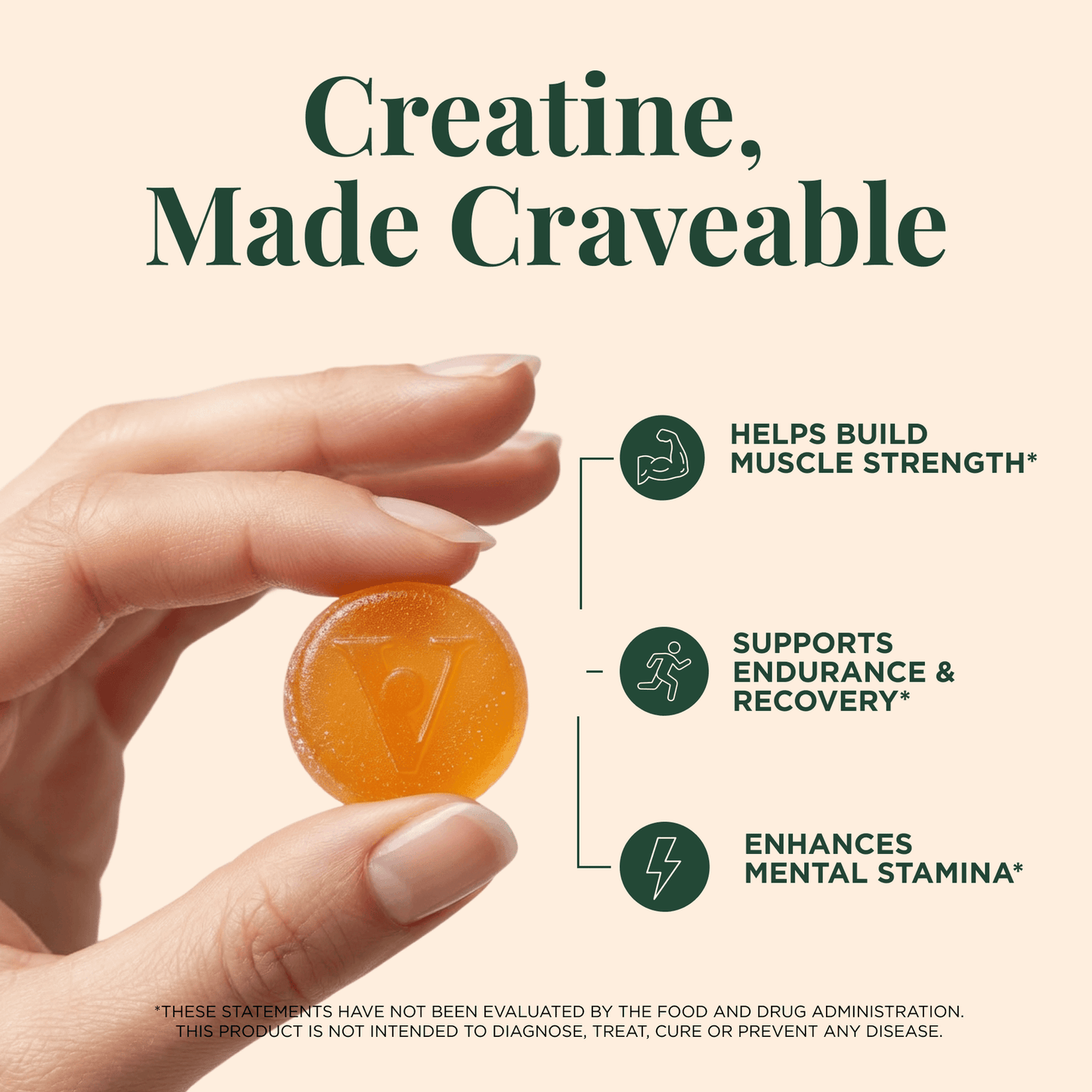 Tropical Trio Creatine Gummies | From flat to snatched in 4 weeks. Just chew, don't shake.