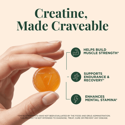 Tropical Trio Creatine Gummies | From flat to snatched in 4 weeks. Just chew, don't shake.