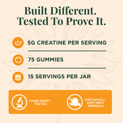 Tropical Trio Creatine Gummies | From flat to snatched in 4 weeks. Just chew, don't shake.